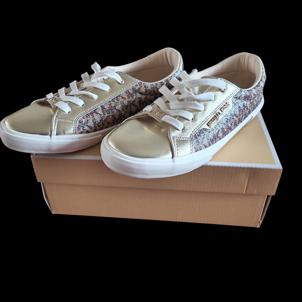 MICHAEL Michael Kors Gold and Multicolor Women's Sneakers